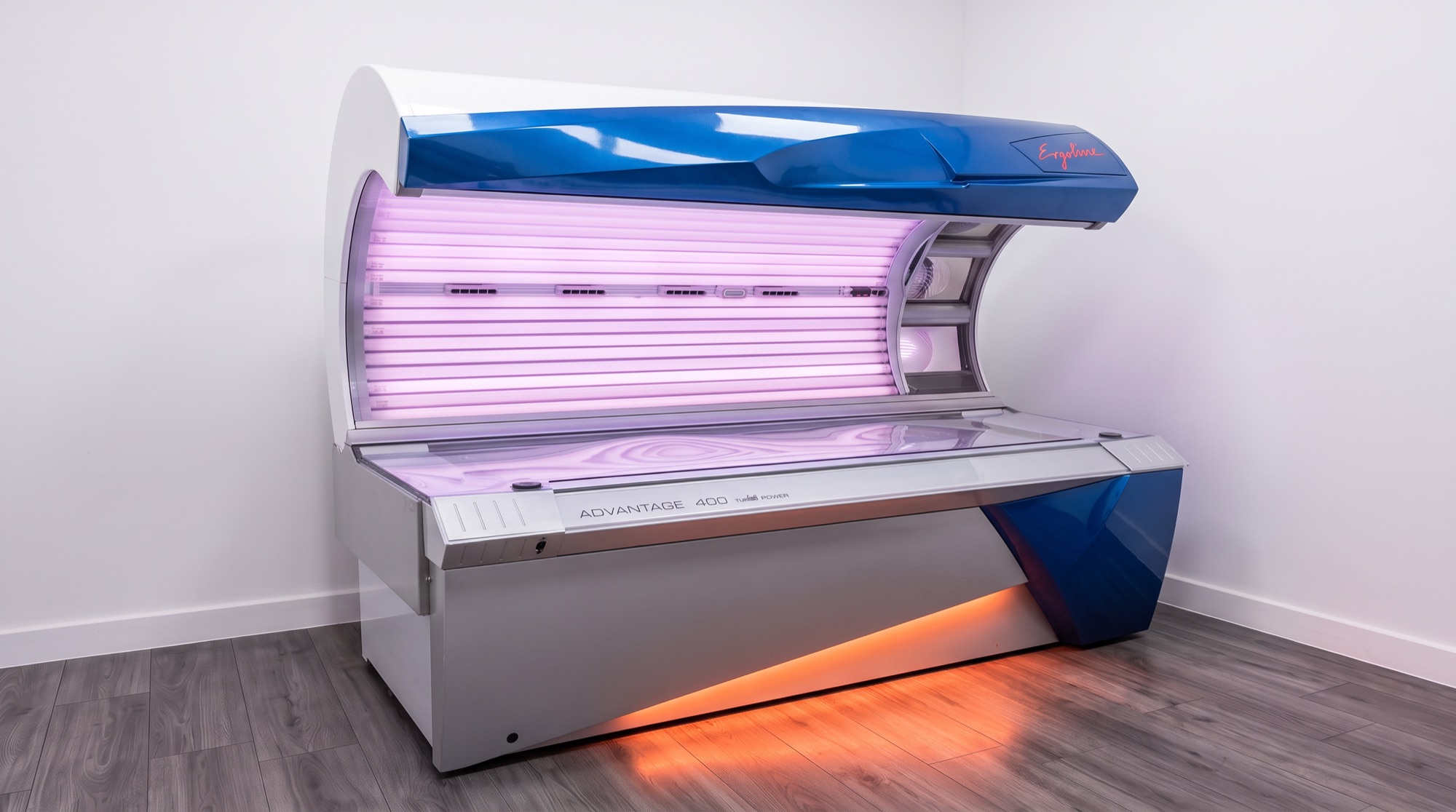 Ergoline Advantage 400 lay-down sunbed at Glossy Petts Wood