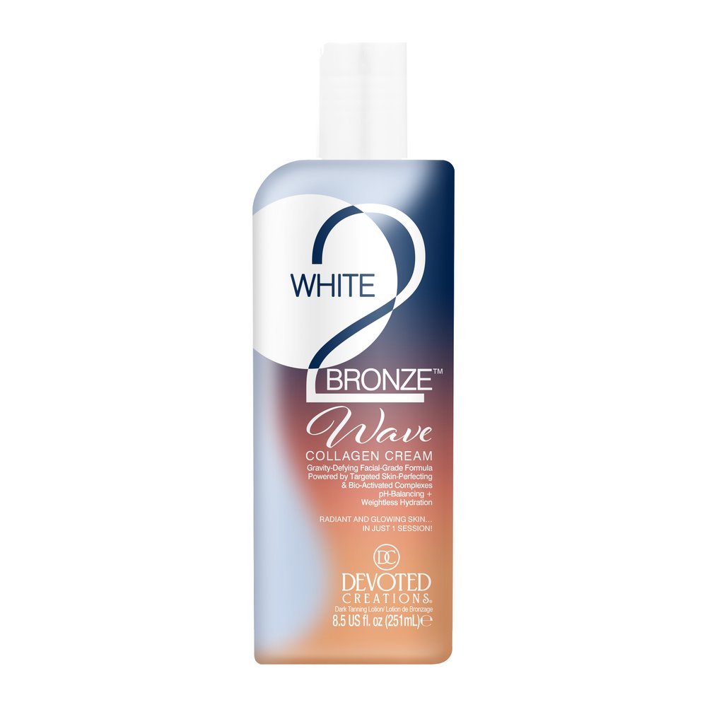 Devoted Creations White 2 Bronze Wave Collagen